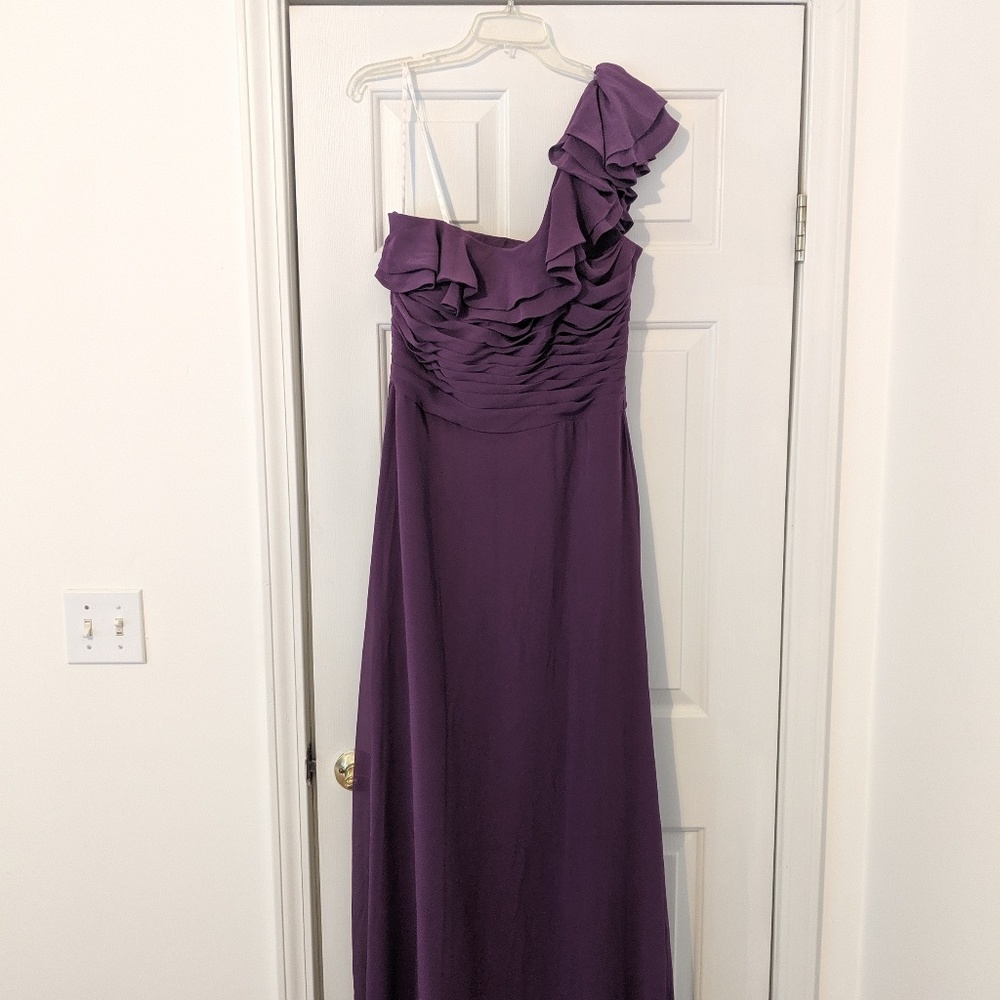 Purple bridesmaids dress